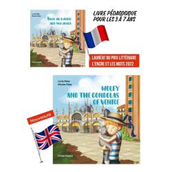 Livre pour enfants en ANGLAIS - Wolfy and the gondolas of Venice