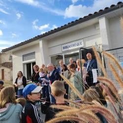 Inauguration de la bibliothèque de Saint Yzan de Soudiac -septembre 2022